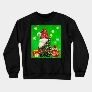 Cute Christmas Gnome Crewneck Sweatshirt